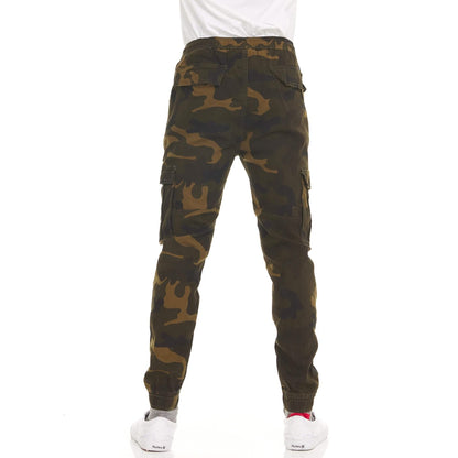 2-Pack: Men's Stretchy Camo Cargo Jogger Pants