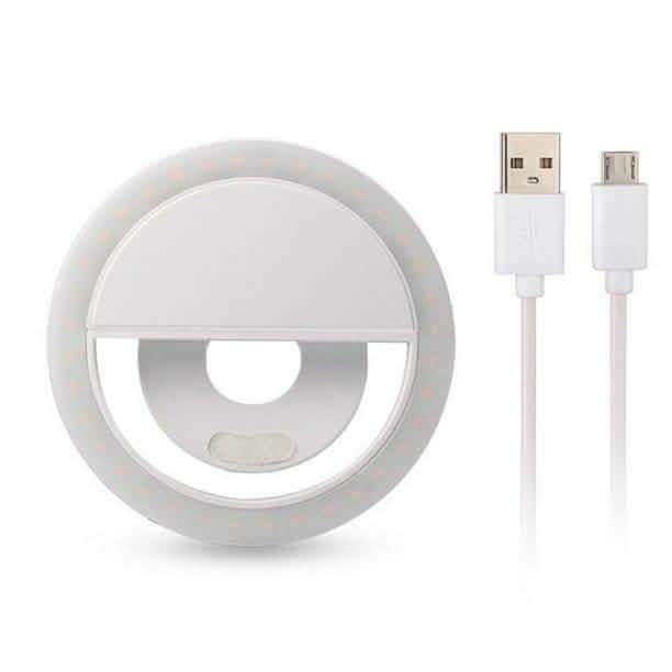2-Pack: Mobile Ring Light Portable Selfie LED Light Ring Camera Flash