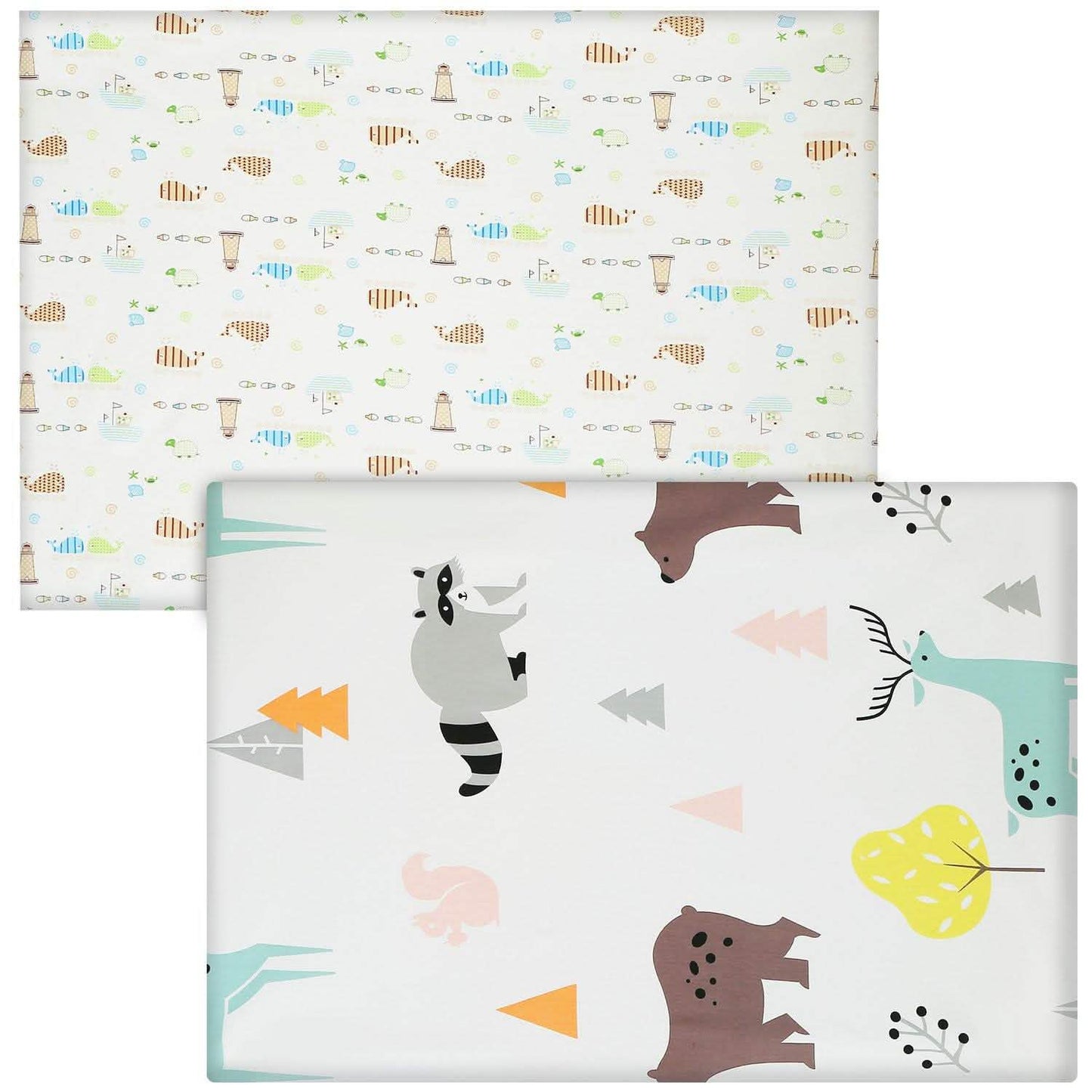 2-Pack: Pack N Play Portable Crib Sheet