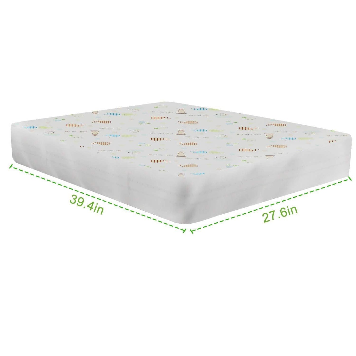 2-Pack: Pack N Play Portable Crib Sheet