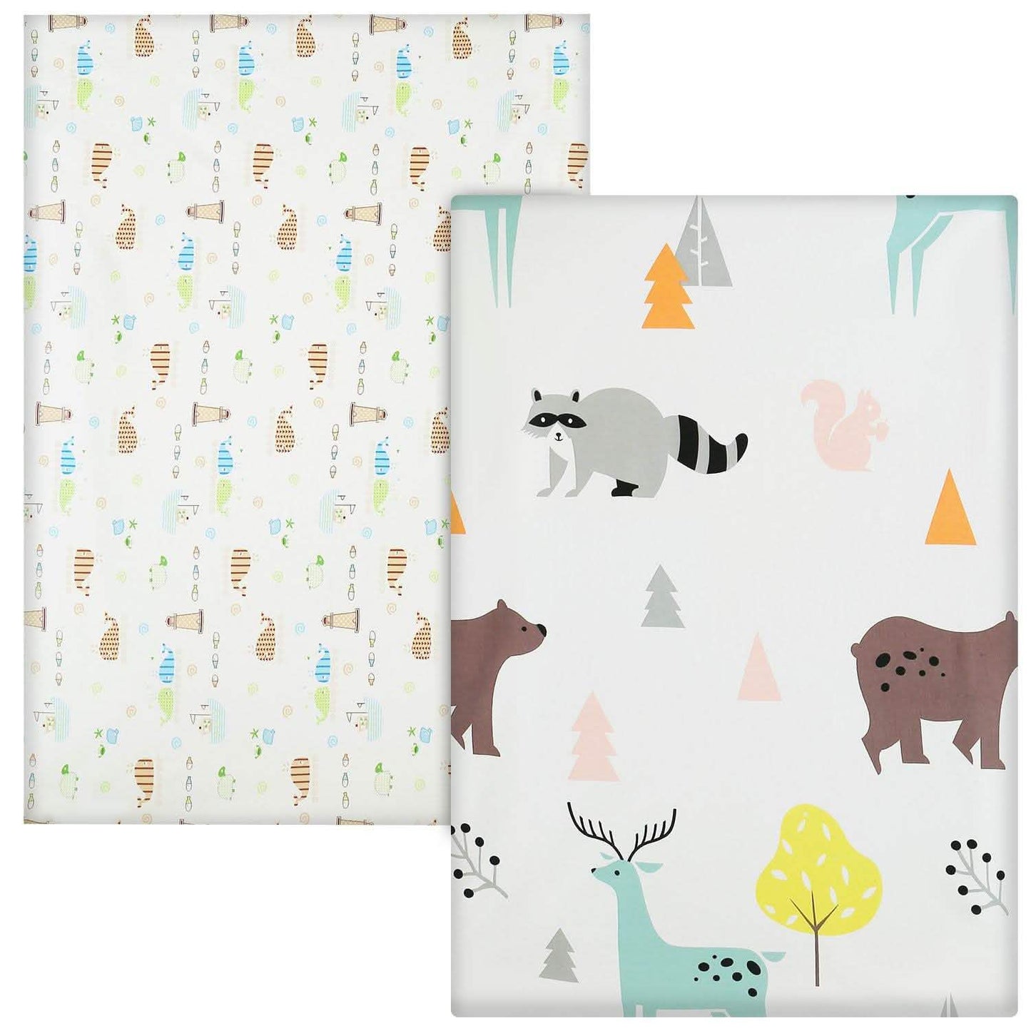 2-Pack: Pack N Play Portable Crib Sheet