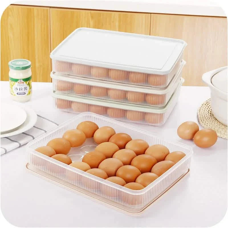 2-Pack: Refrigerator Egg Box Food Preservation