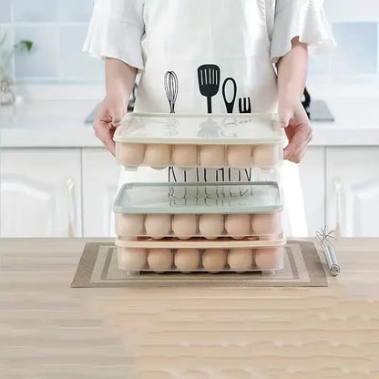 2-Pack: Refrigerator Egg Box Food Preservation
