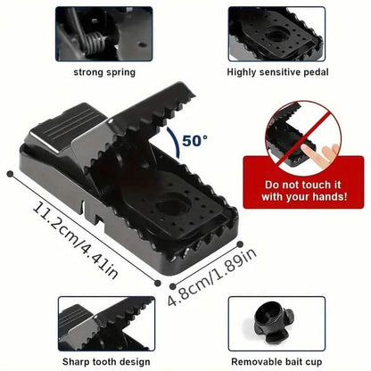 2-Pack: Safe Indoor Mouse Trap
