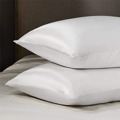 2-Pack: Satin Pillowcases with Envelope Closure