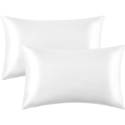 2-Pack: Satin Pillowcases with Envelope Closure