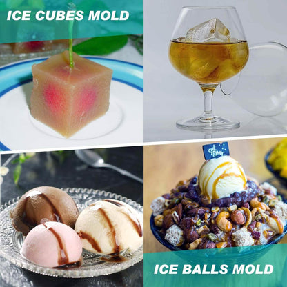 2-Pack Set: Adoric Life Silicone Ice Cube Molds