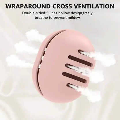 2-Pack: Silicone Makeup Sponge Holder Case