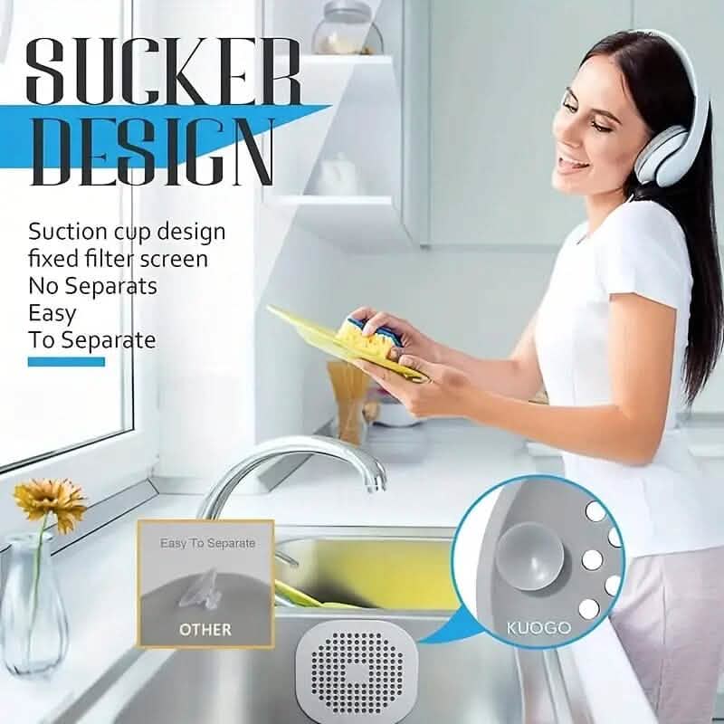 2-Pack: Sink Anti-Clog Hair Filter