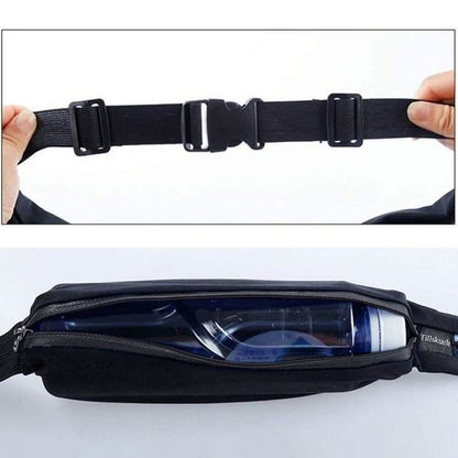 2-Pack: Slim Waist Pocket Running Belt