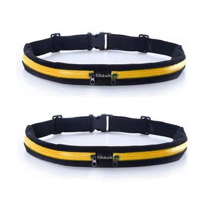 2-Pack: Slim Waist Pocket Running Belt