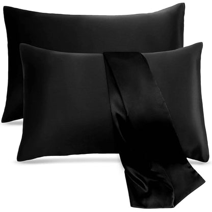2-Pack: Soft Cooling Satin Pillowcases