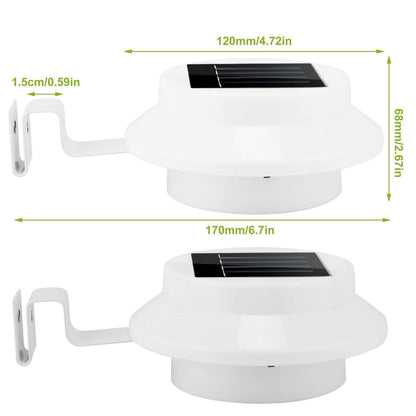 2-Pack: Solar Powered Gutter Lights