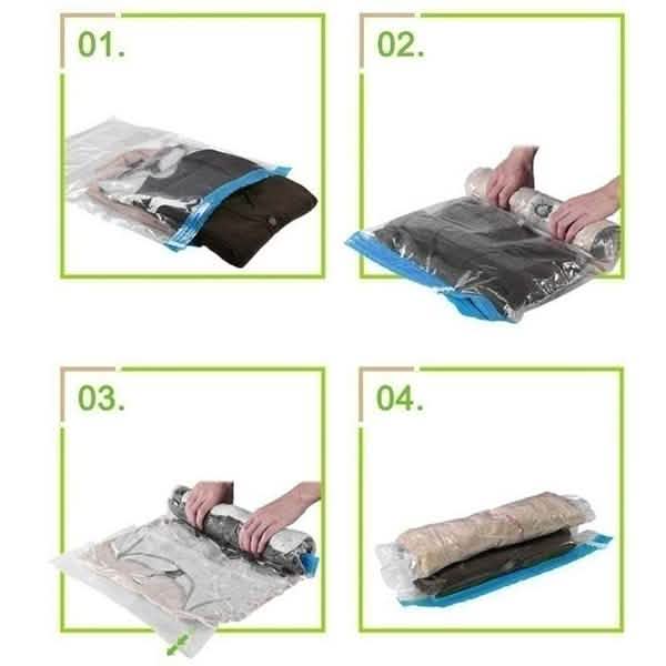 2-Pack: Space Saver Saving Storage Seal Vacuum Vac Bags