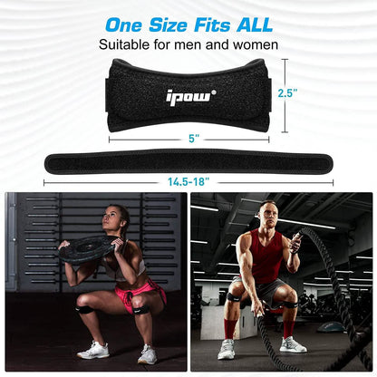 2-Pack: Stabilizer Straps for Knee and Patella Pain Relief