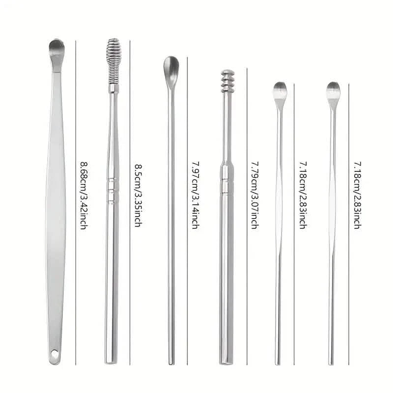 2-Pack: Stainless Steel Ear Pick Set