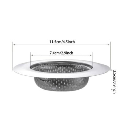 2-Pack: Stainless Steel Kitchen Sink Strainer