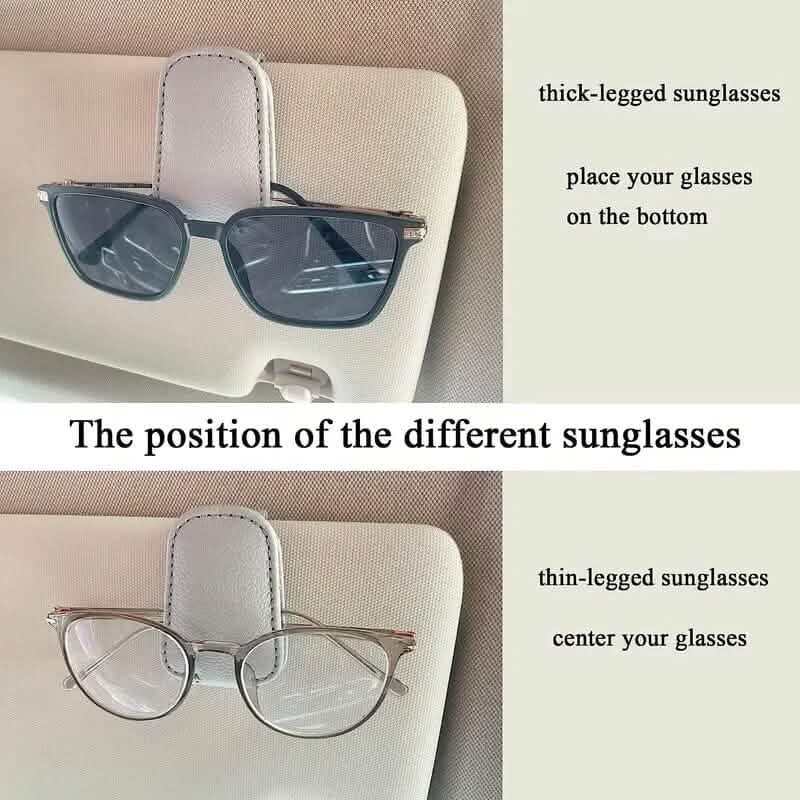 2-Pack: Sunglasses Holders for Car Visor