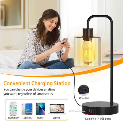 2-Pack: Touch Control Table Lamp