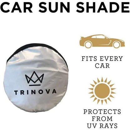 2-Pack: TriNova Car Sun Shade Windshield