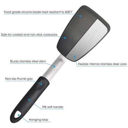 2-Pack: Unicook Flexible Silicone Spatula