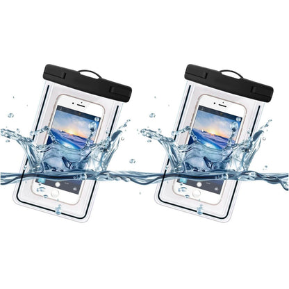 2-Pack: Universal Cell Phone Waterproof Dry Bag Case