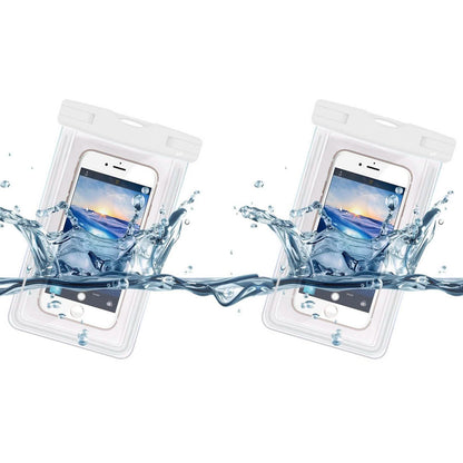 2-Pack: Universal Cell Phone Waterproof Dry Bag Case