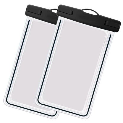 2-Pack: Universal Cell Phone Waterproof Dry Bag Case