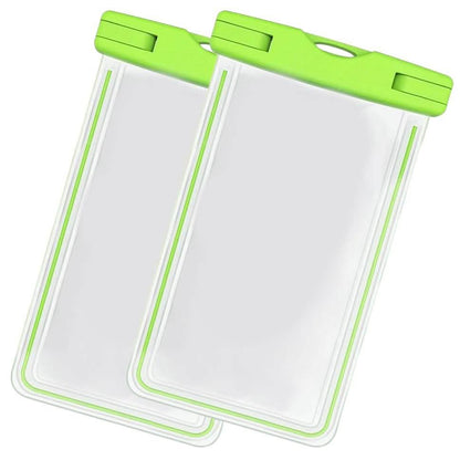 2-Pack: Universal Cell Phone Waterproof Dry Bag Case