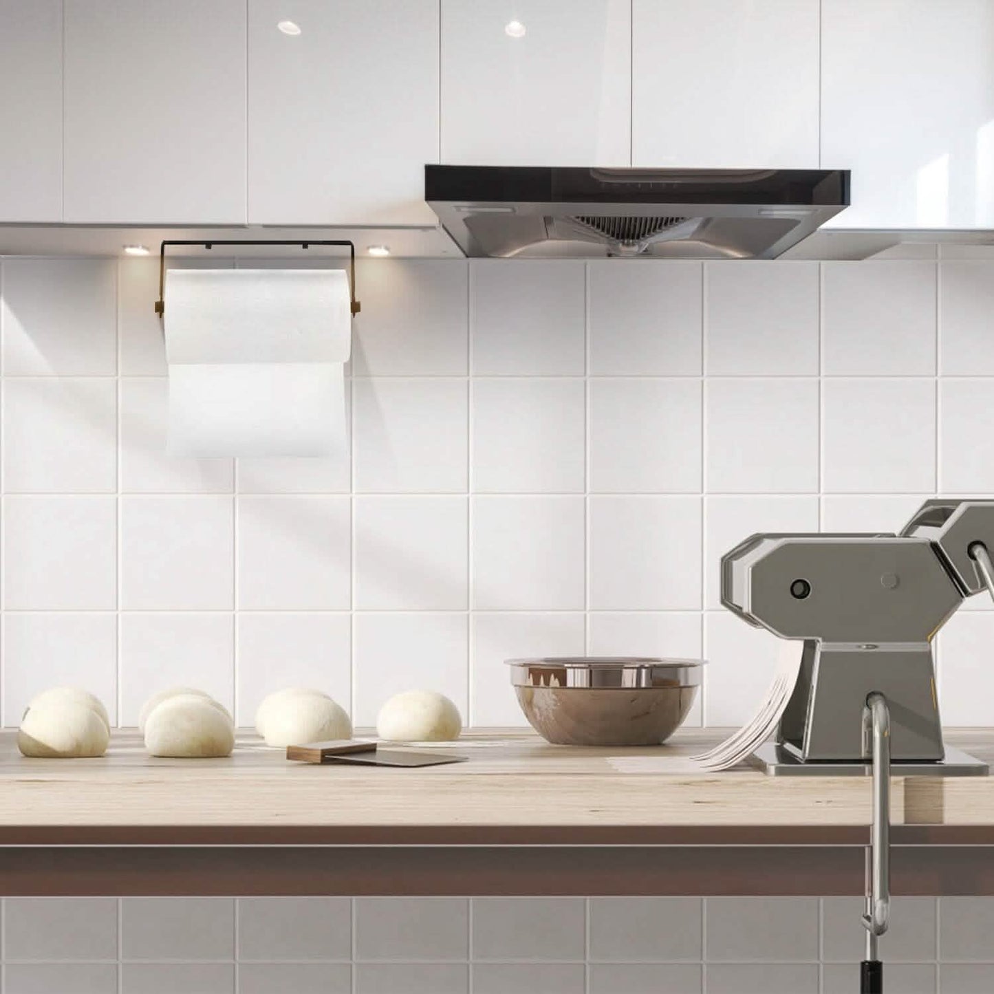 2-Pack: Wall Mounted Paper Towel Holder Under Cabinet