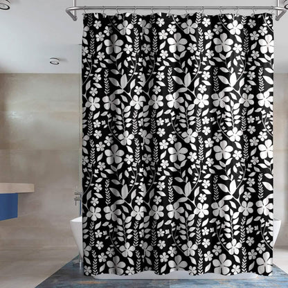 2-Pack: Water-Proof Printed Peva Shower Curtain