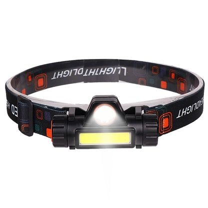 2-Pack: Waterproof Rechargeable Headlamp