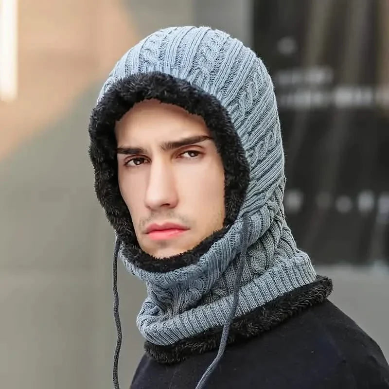 2-Pack: Winter Warm Hat Plus Velvet Knitted Pullover Hat For Men And Women