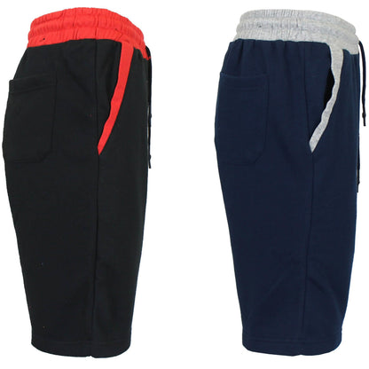 2-Pack: Women's French Terry Jogger Sweat Lounge Shorts