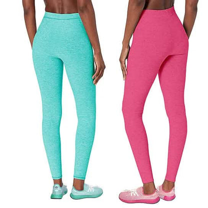 2-Pack: Women's Space Dye Seamless Leggings