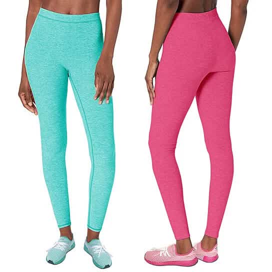 2-Pack: Women's Space Dye Seamless Leggings