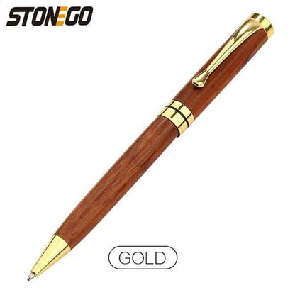 2-Pack: Wooden Twist Ballpoint Pen