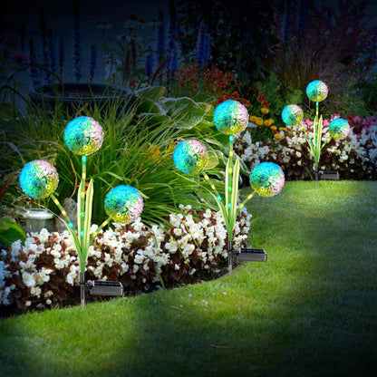 2-Piece: 36 LED Dandelion Solar Lights