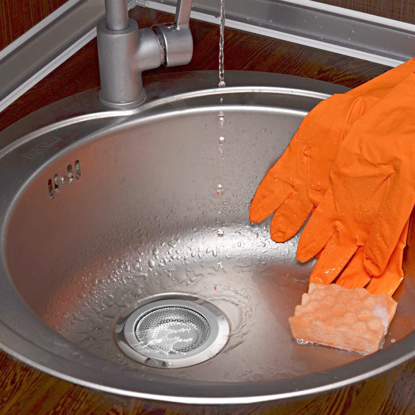 2-Piece: 4.53-Inch Kitchen Sink Strainer