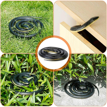 2-Piece: 50" Long Realistic Rubber Snakes