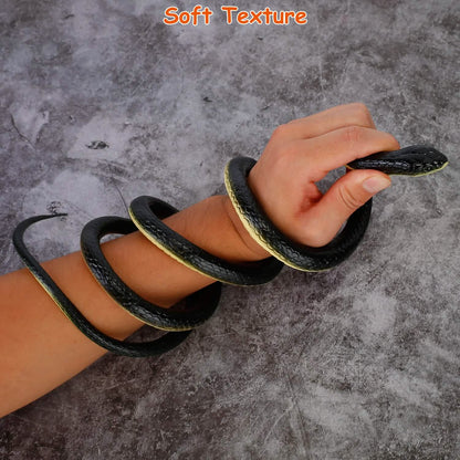 2-Piece: 50" Long Realistic Rubber Snakes
