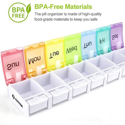 2-Piece: 7 Day Pill Box Case