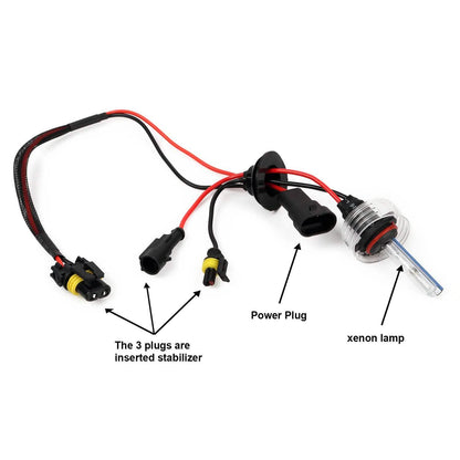2-Piece: 9006/HB4 HID Xenon Light Bulbs