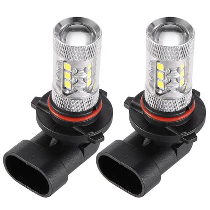 2-Piece: 980LM 80W 9006 HB4 LED Fog DRL Light Bulb