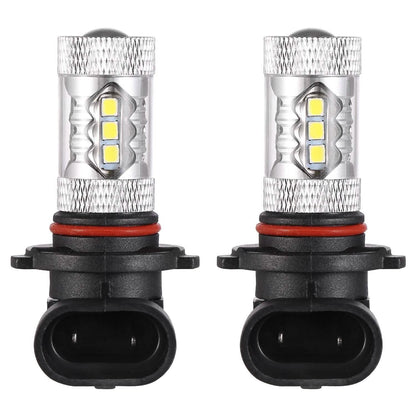 2-Piece: 980LM 80W 9006 HB4 LED Fog DRL Light Bulb