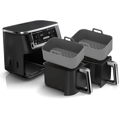 2-Piece: Air Fryer Silicone Pot