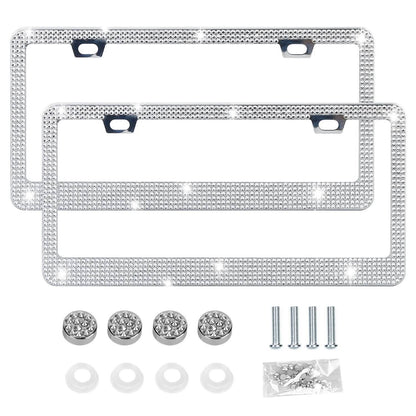 2-Piece: Bling License Plate Frames