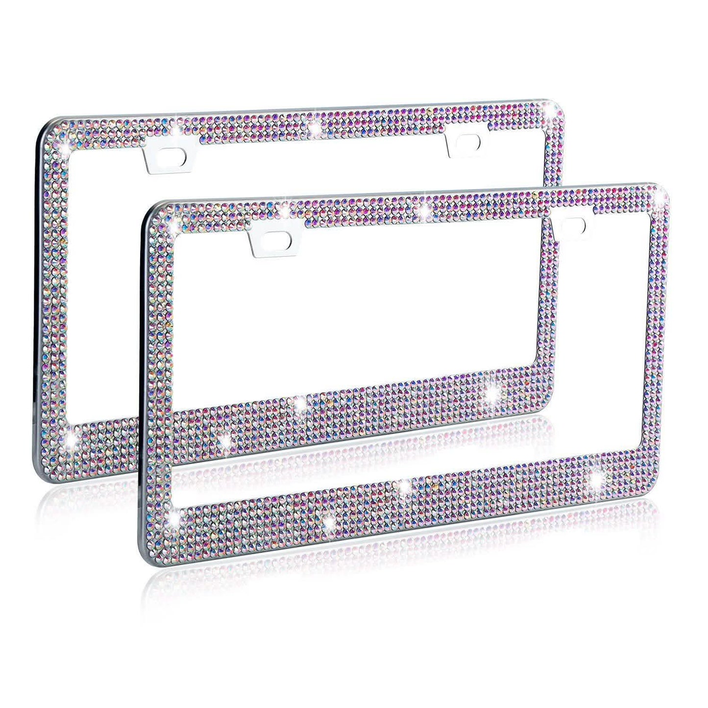 2-Piece: Bling License Plate Frames