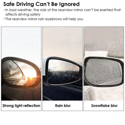 2-Piece: Car Side Mirror Rain Guard