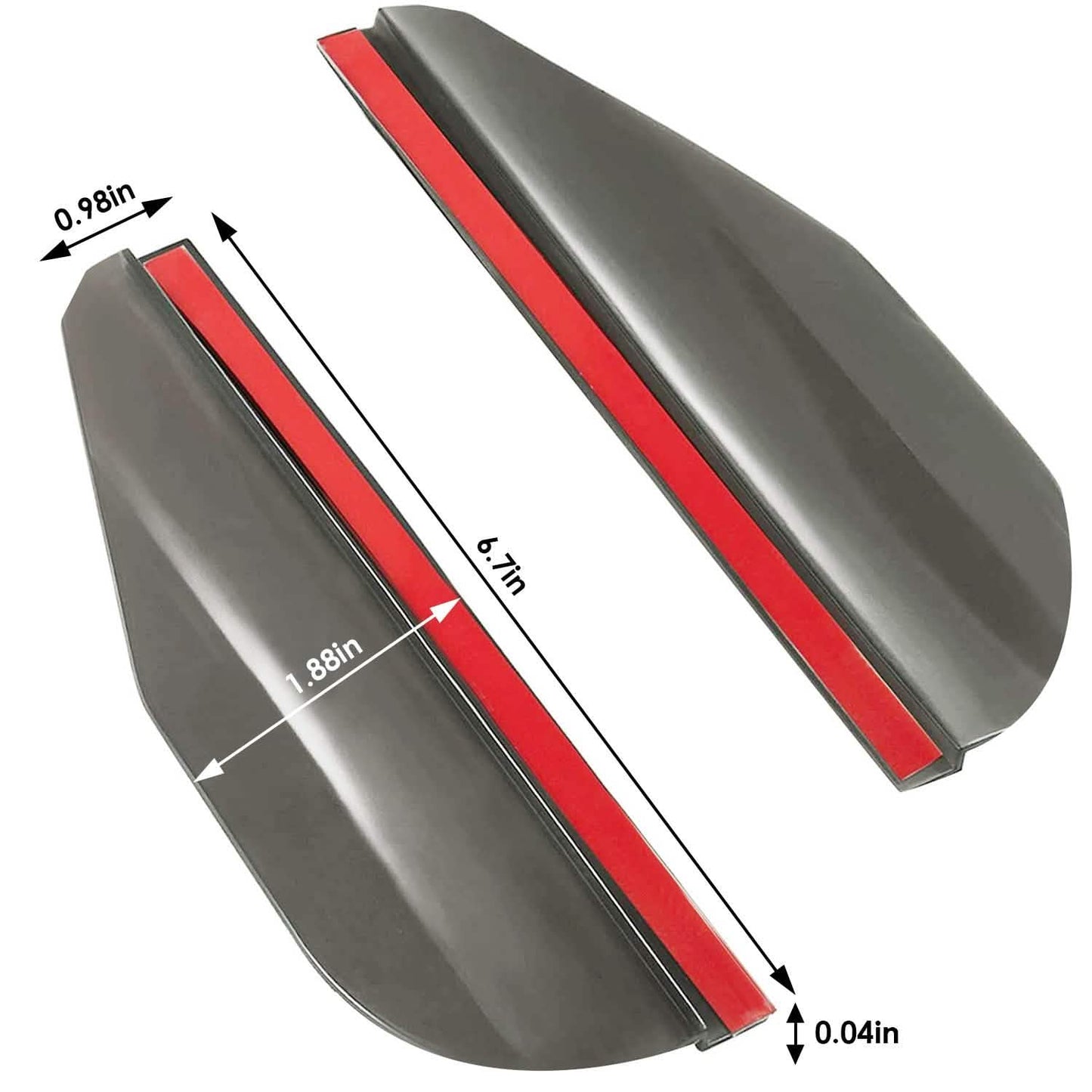 2-Piece: Car Side Mirror Rain Guard